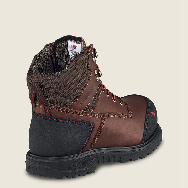 Bottes de Sécurité Red Wing - Brnr Xp - 6-Inch Waterproof Csa Toe - Marron/Noir - Homme 635ZQHLWX